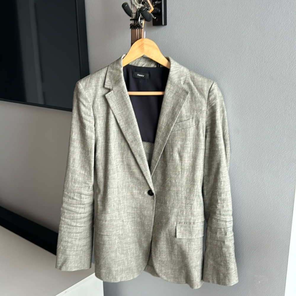 Theory linen blazer